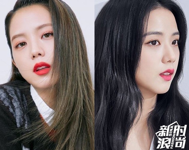 Jisoo眼妆对比
